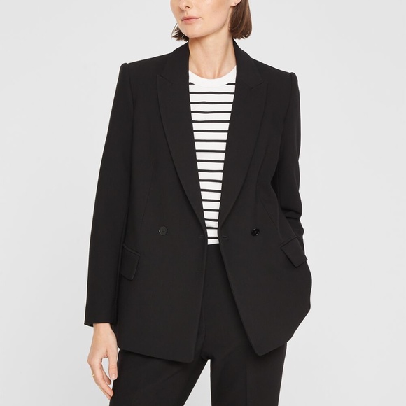 Double Breasted Blazer - New With Tags - NEVER WORN - Black